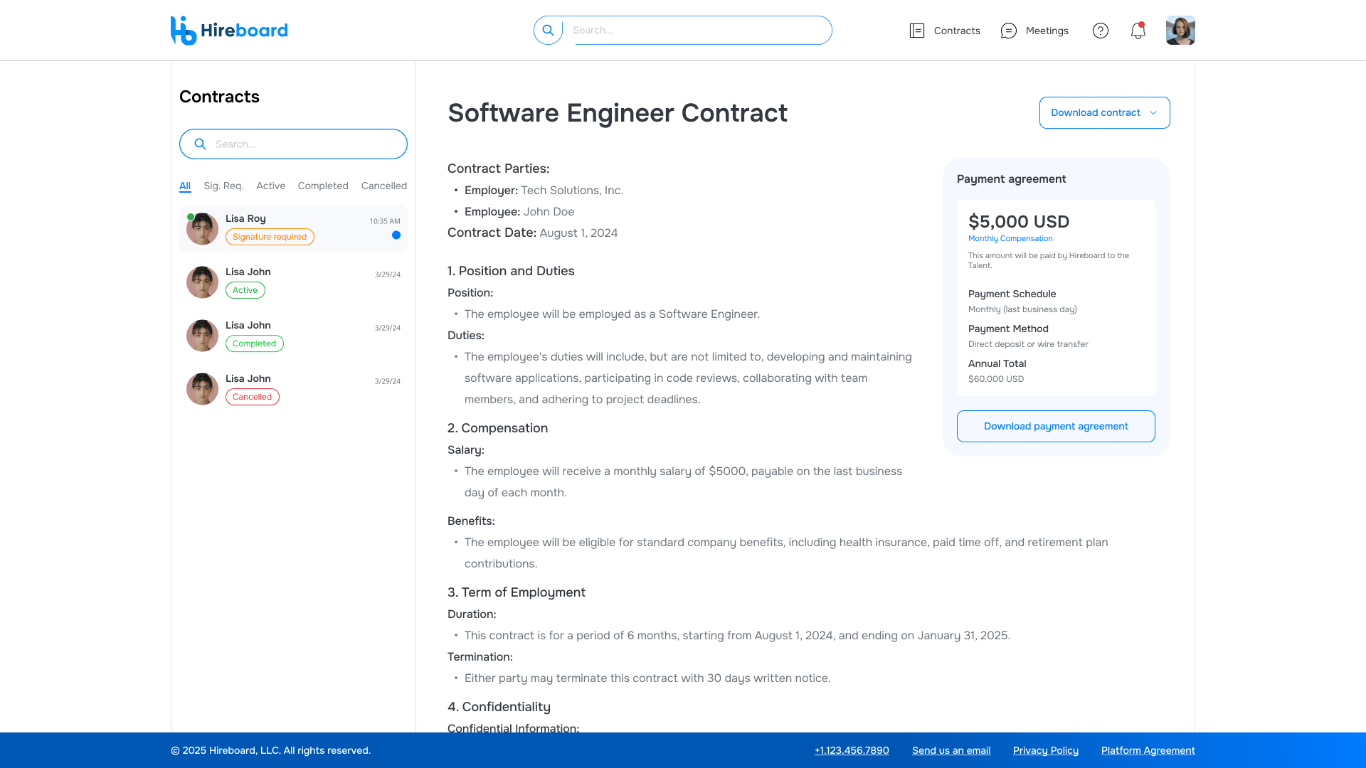 Job offers