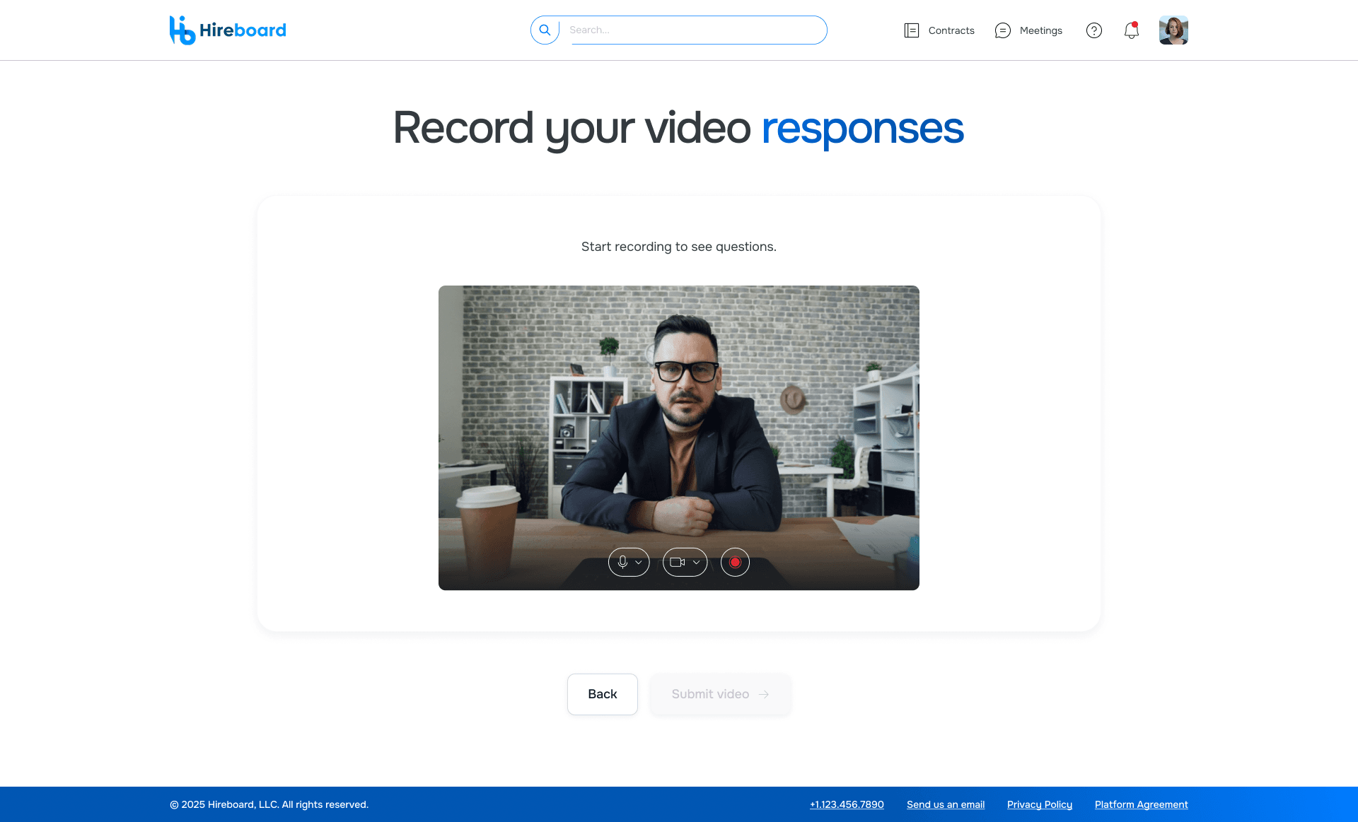 Video interview